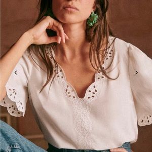 NWT Sezane Francia Blouse
